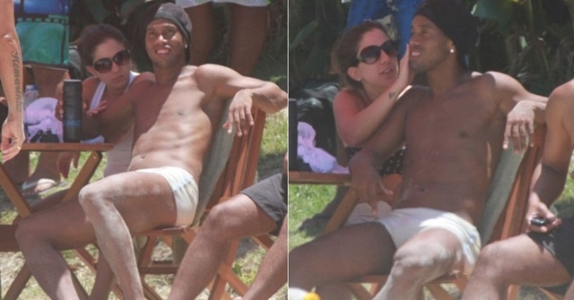 Ronaldinho và vợ