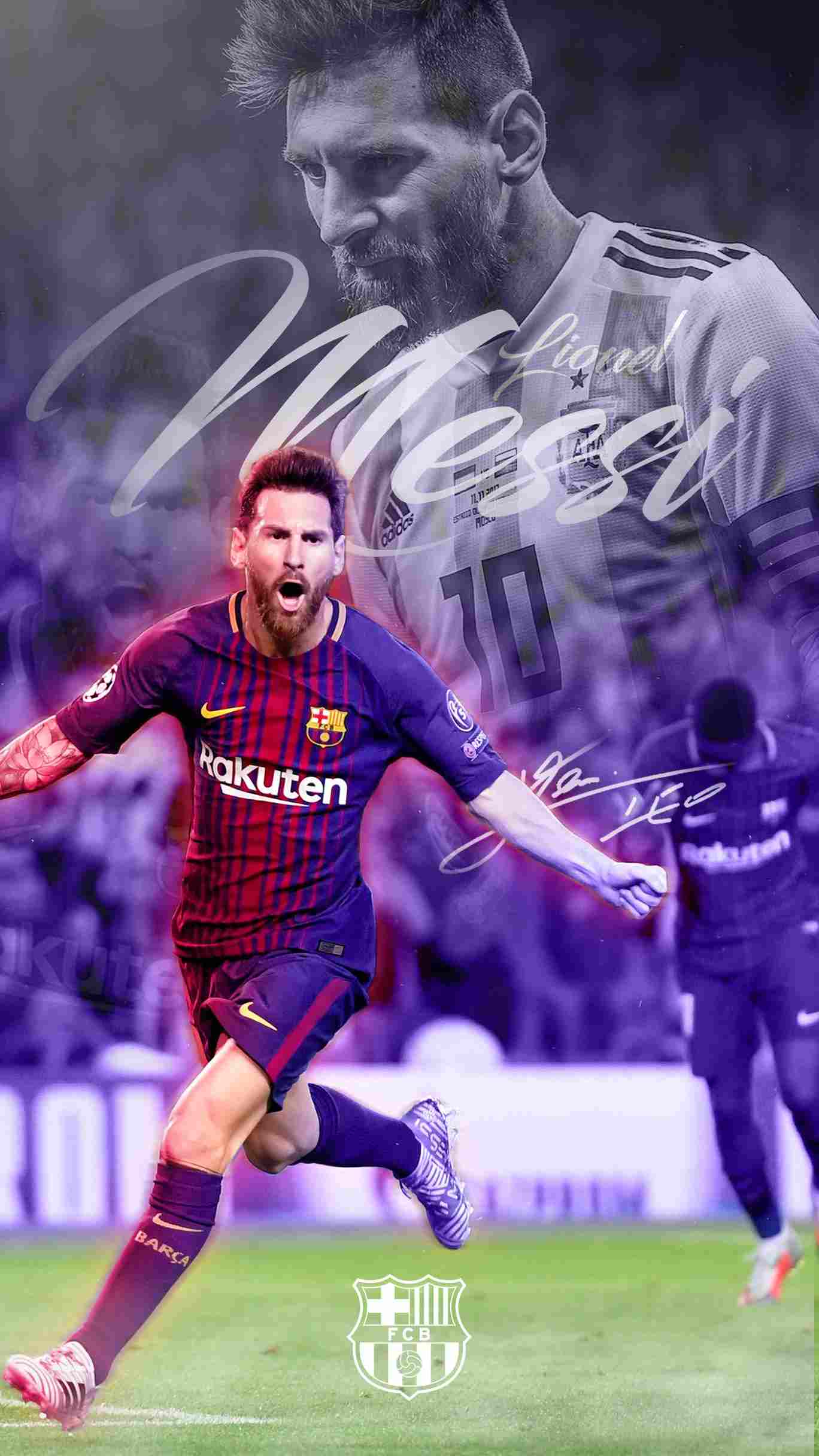 Một số hình ảnh của Messi M10 làm hình nền điện thoại cực chất