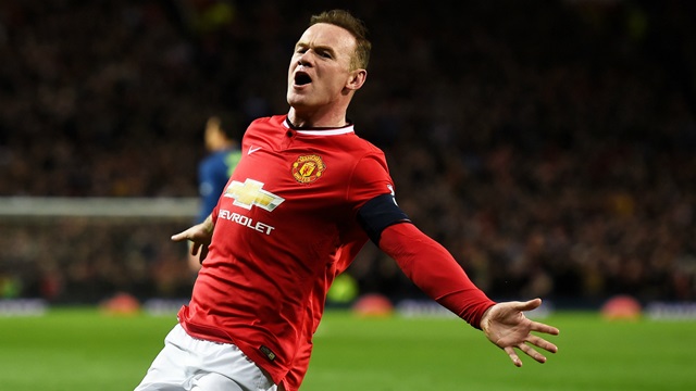 Wayne Rooney trong màu áo Manchester United