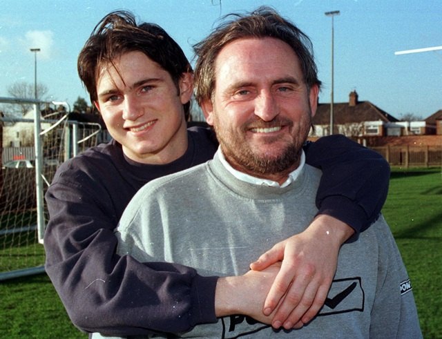 Frank Lampard cùng cha của mình